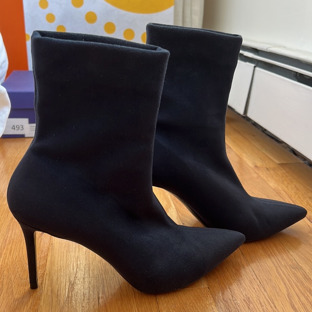 Theory Suede Sock Bootie
